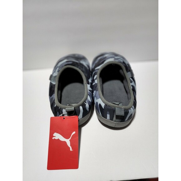 New PUMA SCUFF CAMO CAMOUFLAGE SLIPPERS MENS SIZE 11 BLACK HIGH RISE 385278-01 - Picture 4 of 10